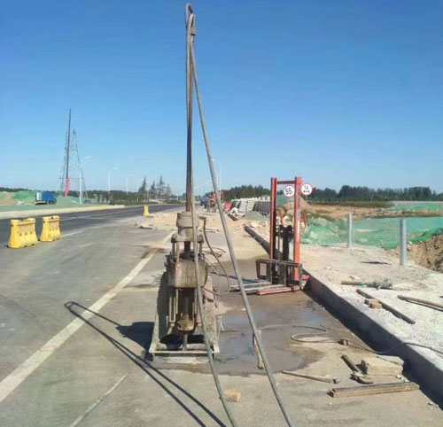 来安公路高聚物注浆加固